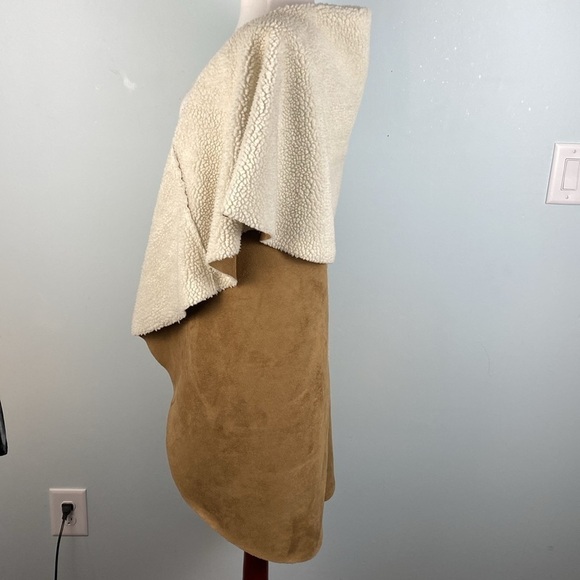 Free People Vegan Shearling Long Vest | Sz OS - Picture 5 of 7